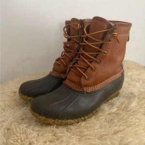 LL Bean 8” Shearling Lined Boots